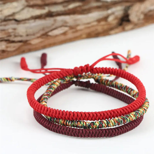 Red String Buddha Bracelet