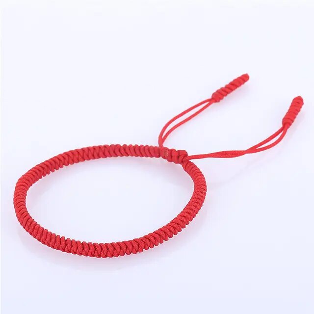 Red String Buddha Bracelet