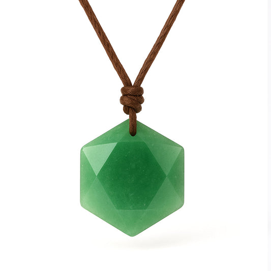 Hexagonal Crystal Necklace