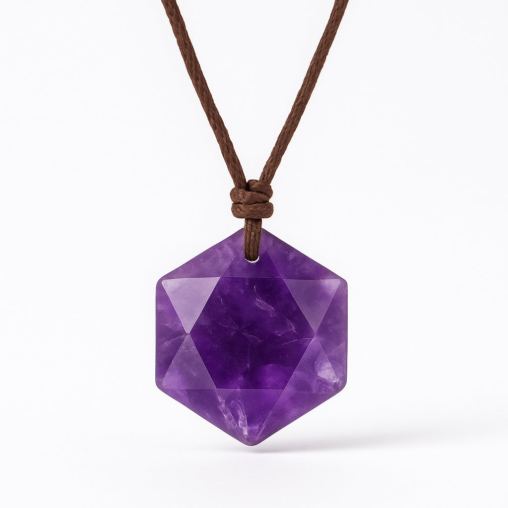 Hexagonal Crystal Necklace