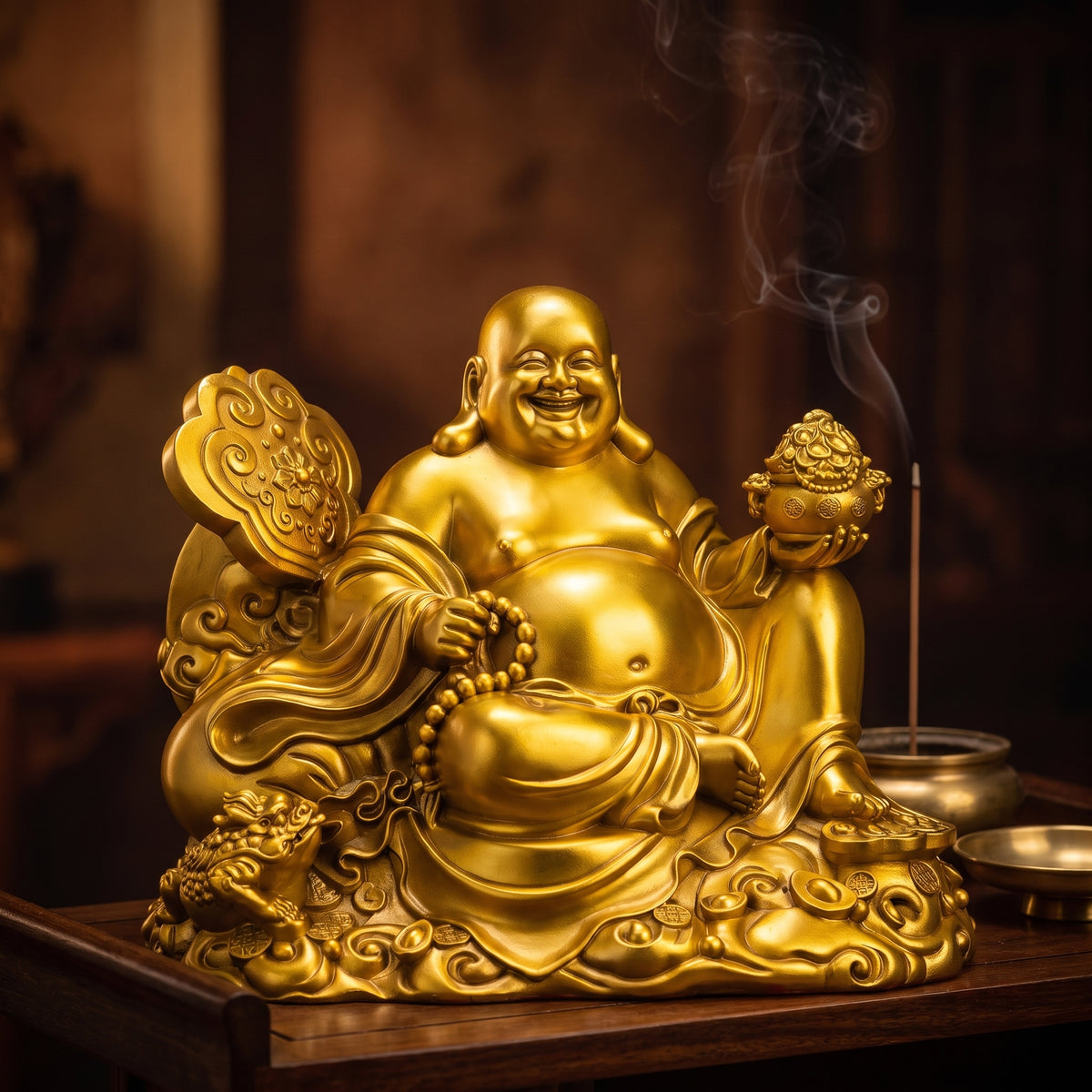 Buddha Abundant Luck Statue